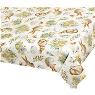 BELLATEX Ema 555 120 × 140 cm, zajíček v hrnečku - Tablecloth