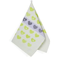 BELLATEX tea towel, 50 × 70, 171B heart green - Kitchen Towel