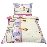 Bellatex Junior 90/037 safari pink 140×200+70×90 - Children's Bedding