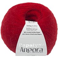 Bellatex Angora Merino Papatya 100g, 3080 red - Yarn