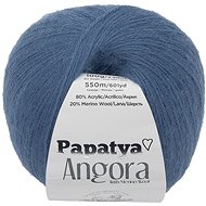 Bellatex Angora Merino Papatya 100 g - 5680 kék - Fonal kötéshez