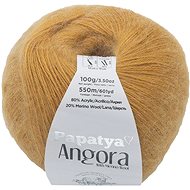 Bellatex Angora Merino Papatya 100g, 8740 mustard - Yarn