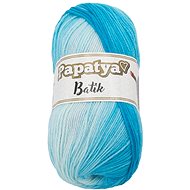 Bellatex Papatya Batik 100g, 554-06 turquoise - Yarn