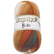 Bellatex Papatya Batik 100g, 554-33 orange, brown - Yarn