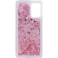 iWill Glitter Liquid Heart Case for Samsung Galaxy A72 Pink - Phone Cover