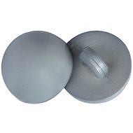 Buttons Žirovnice Button 1 cm knob grey 366285B, set of 6 - Button