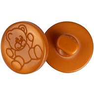 Buttons Žirovnice Button 1,3 cm brown bear 356686B, set of 6 - Button