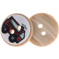 Buttons Žirovnice Button 1,5 cm firefighters 349892Z, set of 6 - Button