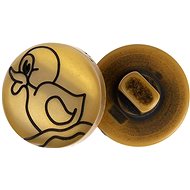Buttons Žirovnice Button 1,5 cm duck on gold, 316834, set of 6 - Button