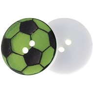 Buttons Žirovnice Button 1,5 cm ball green 349892LL, set of 6 - Button