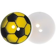 Buttons Žirovnice Button 1,5 cm ball yellow 349892JJ, set of 6 - Button