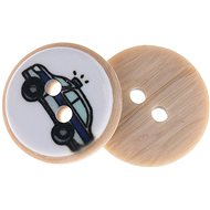 Buttons Žirovnice Button 1,5 cm police 349892AA, set of 6 - Button