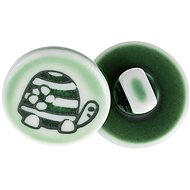 Buttons Žirovnice Button 1,5 cm turtle on green 349892V, set of 6 - Button
