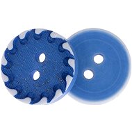 Buttons Žirovnice Button 1,8 cm blue with white drops, 400233B, set of 6 - Button