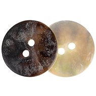Buttons Žirovnice Button 1,8 cm pearl 2 holes 313629, set of 3 - Button