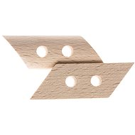 Buttons Žirovnice Button 2 × 3,5 cm wooden button, 366319, set of 3 - Button
