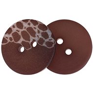 Buttons Žirovnice Button 2 cm brown with mosaic, 349890C, set of 3 - Button