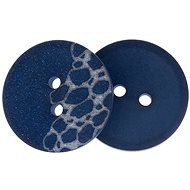 Buttons Žirovnice Button 2 cm blue with mosaic, 349890B, set of 3 - Button