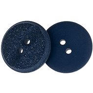 Buttons Žirovnice Button 2 cm blue with notches, 349890A, set of 3 - Button