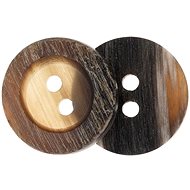 Buttons Žirovnice Button 2 cm antlers, 341766, set of 6 - Button