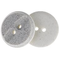 Buttons Žirovnice Button 2 cm sandy with notches, 349890G, set of 3 - Button