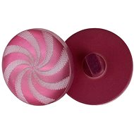 Buttons Žirovnice Button 2 cm dark pink spiral, 349890CH, set of 3 - Button