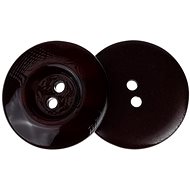 Buttons Žirovnice Button 2,3 cm brown shiny, 349894A, set of 3 - Button