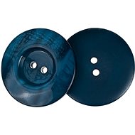 Buttons Žirovnice Button 3 cm dark turquoise, 3348551A, set of 3 - Button