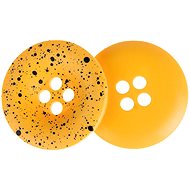 Buttons Žirovnice Button 3,5 cm orange sprayed, 366288E, set of 3 - Button