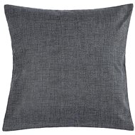 Bellatex cushion Lada 55/047, 40 × 40 cm, graphite Uni - Pillow