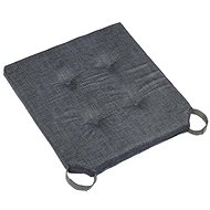 Bellatex seat cushion Ulla 620/047, smooth, 40 × 40 cm, graphite - Pillow Seat