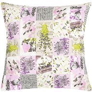 BELLATEX cover 90/143, 40 × 40 cm, patchwork lilac - Pillowcase