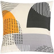 BELLATEX cover 90/203, 40 × 40 cm, orange semicircle - Pillowcase