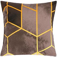 BELLATEX cover 90/354B, 40 × 40 cm, dark brown honeycomb - Pillowcase