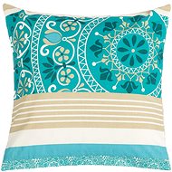 BELLATEX cover 90/602, 40 × 40 cm, turquoise mandala - Pillowcase
