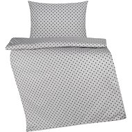 BELLATEX Agata baby bedding 90/901, grey star, 90 × 135, 45 × 60 - Crib Bedding