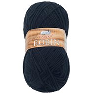 VLNIKA Robin 100 g, 52 černá - Yarn