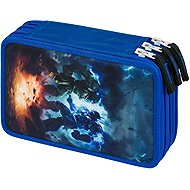 BAAGL Triple Layer School Pencil Case Robots - Pencil Case