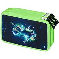 BAAGL Triple Layer School Pencil Case Football Player - Pencil Case
