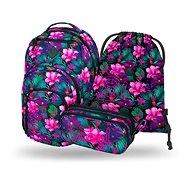 BAAGL 3 Set Coolmate Paradise: backpack, pencil case, bag - School Set