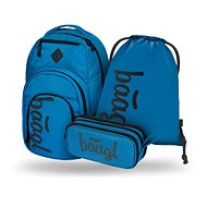 BAAGL 3 Set Coolmate Ocean Blue: backpack, pencil case, bag - School Set