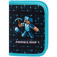 BAAGL MINECRAFT School pencil case one tier Blue Axe - Pencil Case