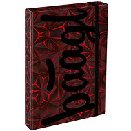 BAAGL Folders for school notebooks A4 Jumbo Red Polygon - School Folder