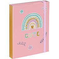 BAAGL Folders for school notebooks A5 Rainbow - School Folder