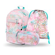 BAAGL SET 3 Skate Sunset: backpack, pencil case, bag - School Set