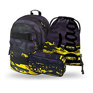 BAAGL 3 SET Skate Dune: Backpack, Pencil Case, Gymsack - School Set