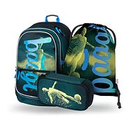 BAAGL 3 SET Core Football player: backpack, pencil case, bag - School Set