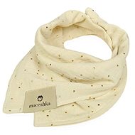 Maceshka Nature double bib with gold dot - Bib
