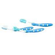 NUBY Set 3 pcs blue 3m+ - Toothbrush