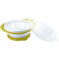 NUK Children’s Bowl with Lids and Suction Cup – Yellow - Children's Bowl